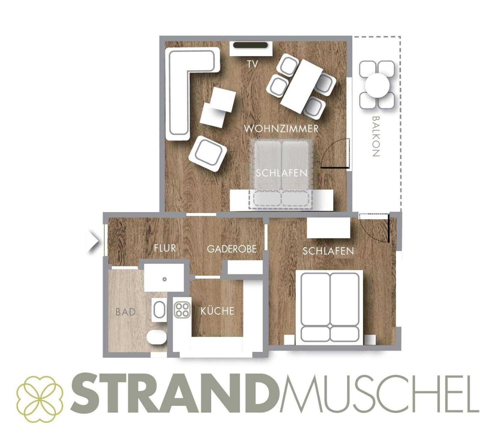 Haus Am Kurpark - Strandmuschel 그로미츠 외부 사진